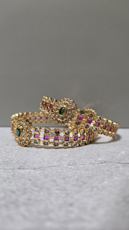 Premium Kemp Bangles Set - 2pc