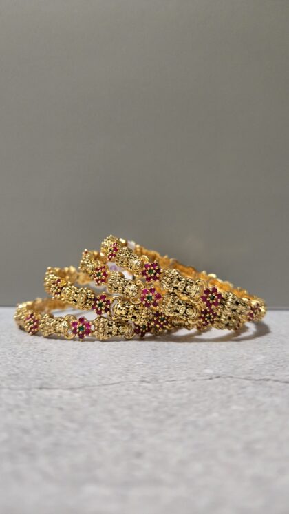 Lakshmi Bangles Set - 4pcs