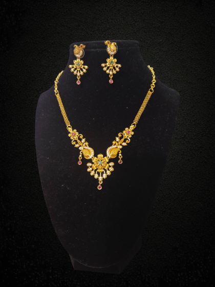 Peacock Necklace Set