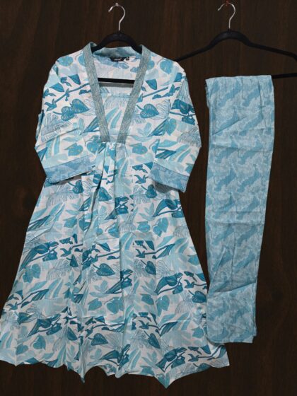 Umbrella Cut Coord Set (Blue)